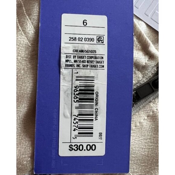 Future Collective Kahlana Barfield Corset Bustier Satin off white Sz 6 - Picture 4 of 6